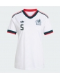 Ženske Nogometnih dresov Mehika Johan Vasquez #5 Gostujoči SP 2026 Kratki rokavi